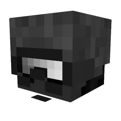 Samcrazypro Minecraft avatar head, 3D render