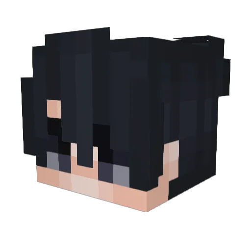 Samdoeza Minecraft avatar head, 3D render