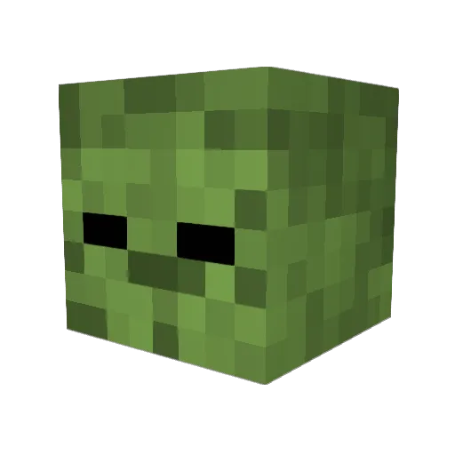 SameCrazy Minecraft avatar head, 3D render