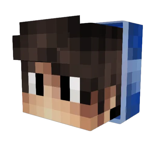 Samel_alt Minecraft avatar head, 3D render
