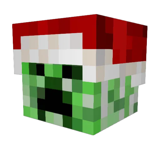 Samet43 Minecraft avatar head, 3D render
