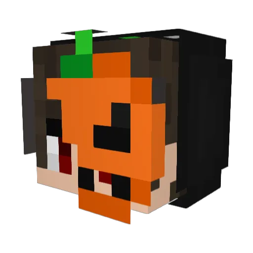 SametOztk Minecraft avatar head, 3D render