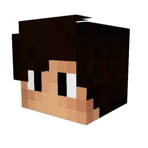 SametUCAR Minecraft avatar head, 3D render