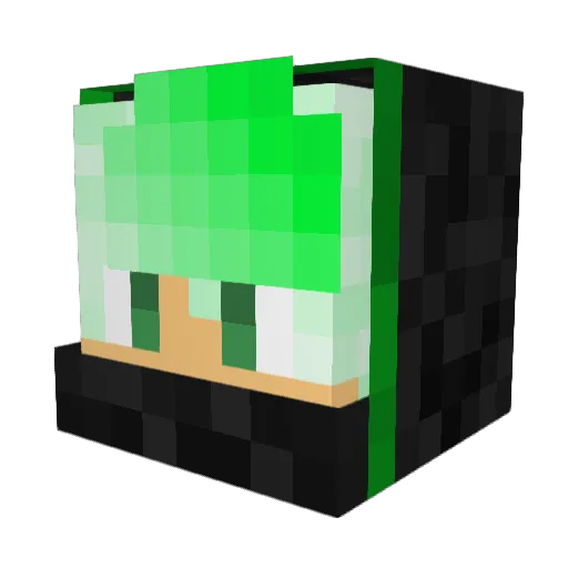 SametWill Minecraft avatar head, 3D render