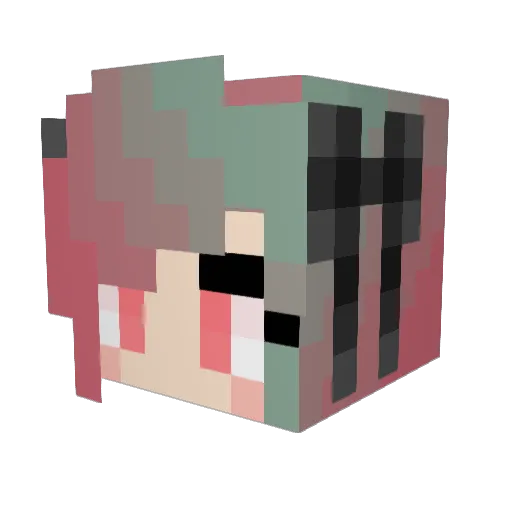 Samhi96 Minecraft avatar head, 3D render