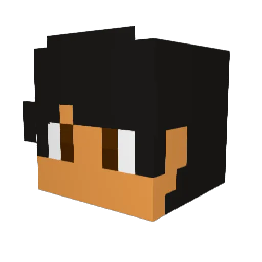 Sami0411 Minecraft avatar head, 3D render