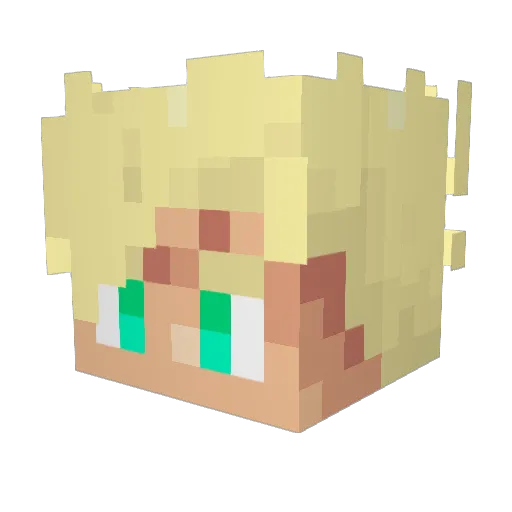 SamiForEver Minecraft avatar head, 3D render