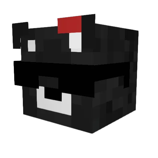 SamiKorven_ Minecraft avatar head, 3D render
