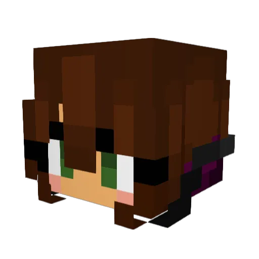 SamiMac09 Minecraft avatar head, 3D render