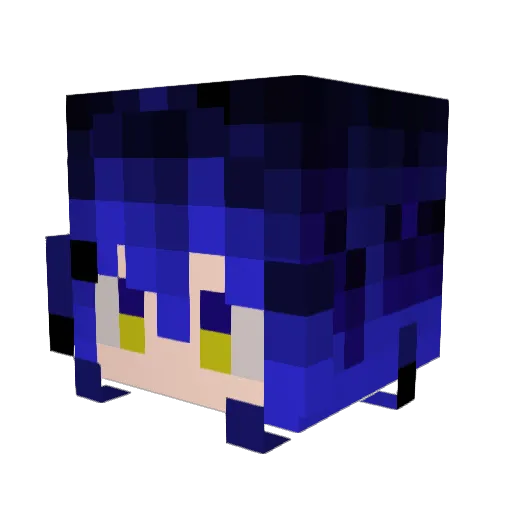 Samia_2995 Minecraft avatar head, 3D render
