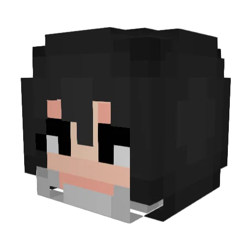 Samiam1192 Minecraft avatar head, 3D render