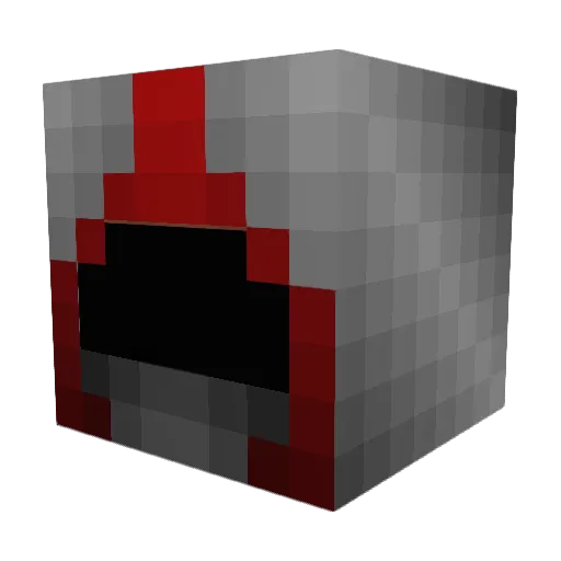 Samichninja Minecraft avatar head, 3D render