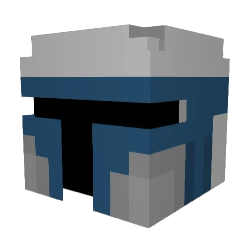 Samicletheking Minecraft avatar head, 3D render