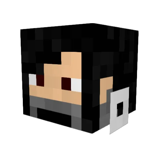 Samidovski_1 Minecraft avatar head, 3D render