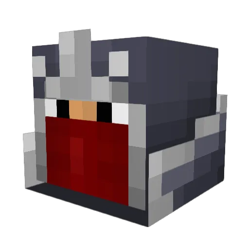 Samiro56 Minecraft avatar head, 3D render