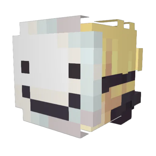 Samix2k41 Minecraft avatar head, 3D render