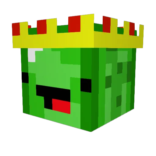 SamkoHell Minecraft avatar head, 3D render