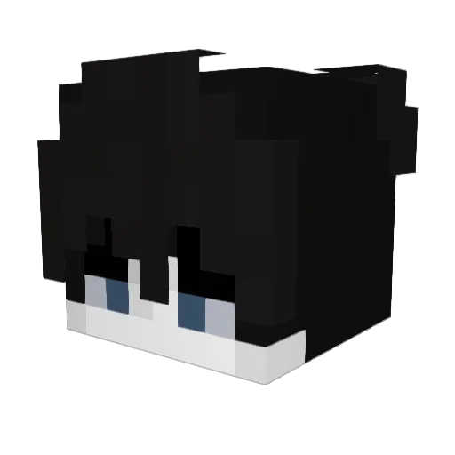 Samlolxyz Minecraft avatar head, 3D render