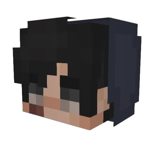 Samma2001 Minecraft avatar head, 3D render