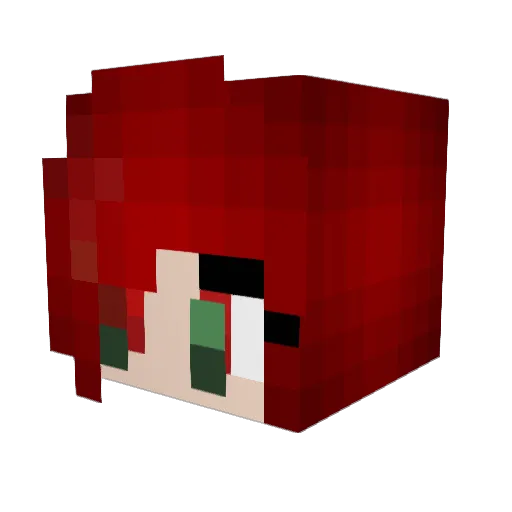 Sammantha1305 Minecraft avatar head, 3D render