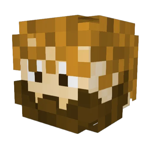 Sammi_Boi Minecraft avatar head, 3D render