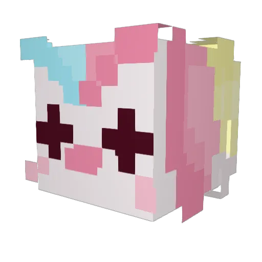 Sammie_Goose Minecraft avatar head, 3D render