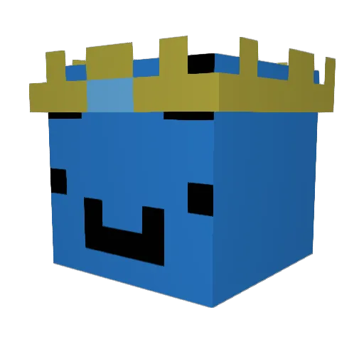 Sammiiann Minecraft avatar head, 3D render