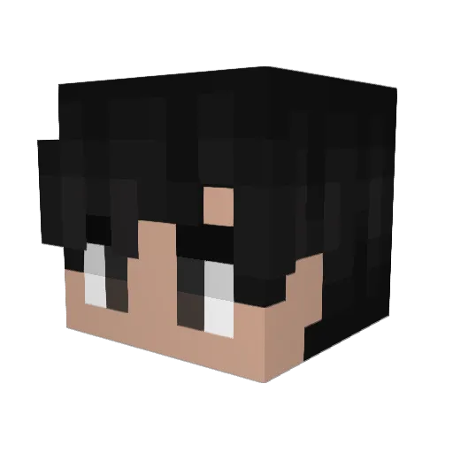 Sammmuel Minecraft avatar head, 3D render