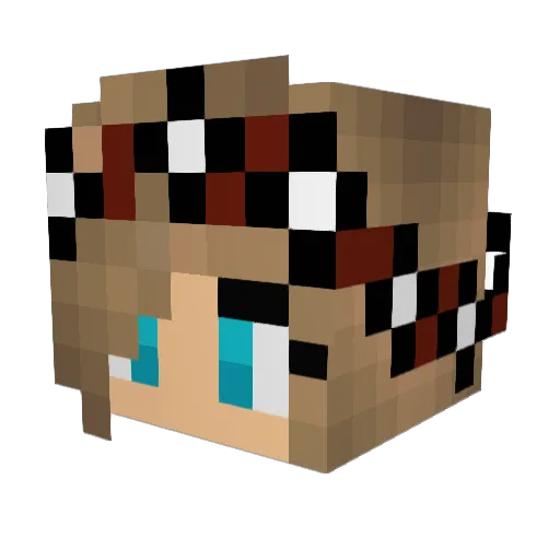 Sammy7704 Minecraft avatar head, 3D render