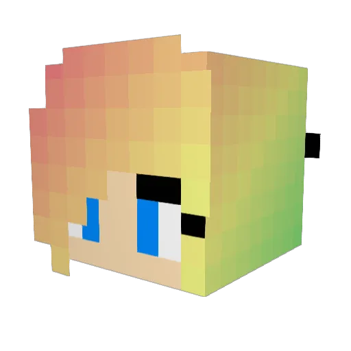 Sammy77977 Minecraft avatar head, 3D render