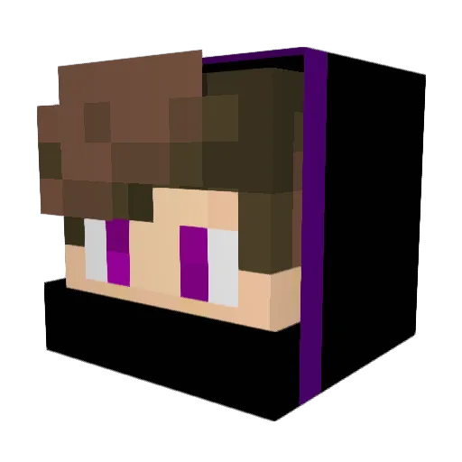 Sammy84 Minecraft avatar head, 3D render