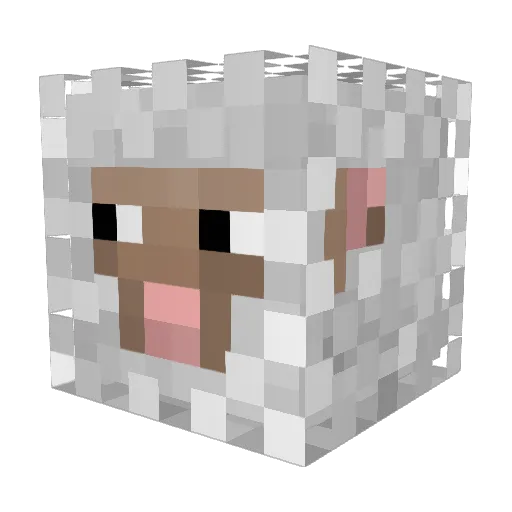 SammyBP Minecraft avatar head, 3D render