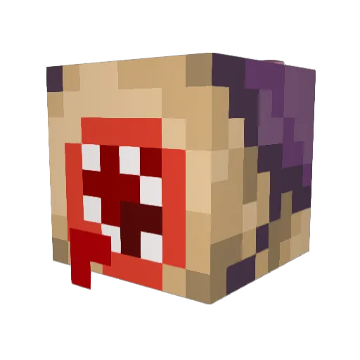 SammyColons Minecraft avatar head, 3D render