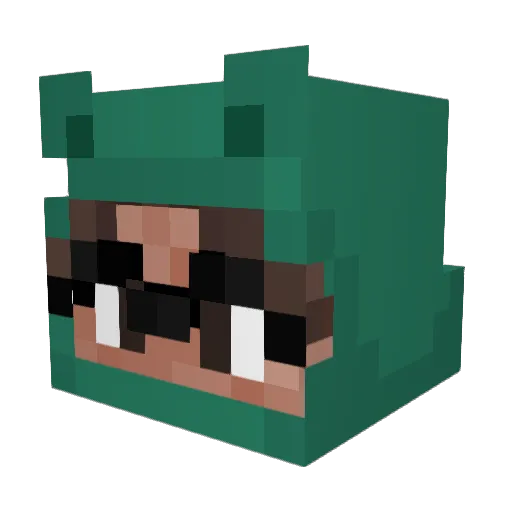 SammyD_king Minecraft avatar head, 3D render