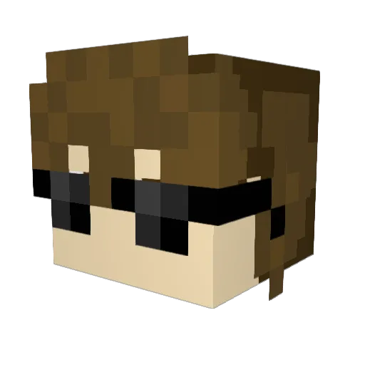SammyDaBull13 Minecraft avatar head, 3D render