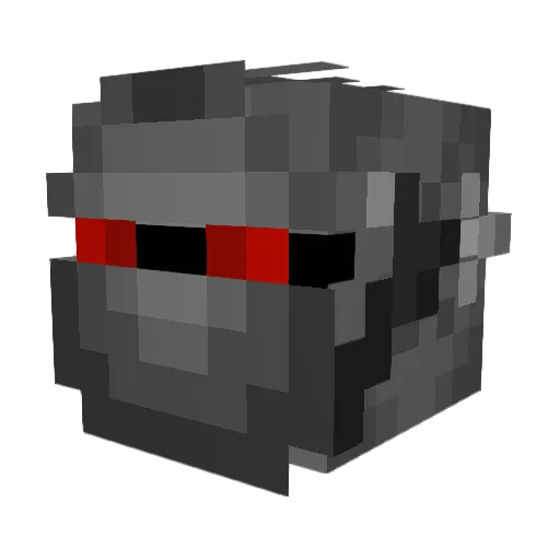 SammyDeathmatch Minecraft avatar head, 3D render