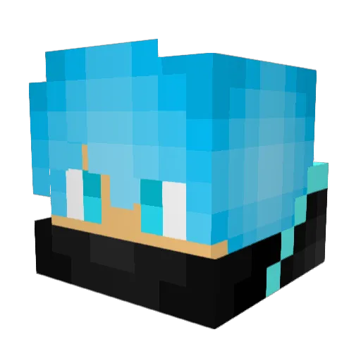 SammyE600 Minecraft avatar head, 3D render