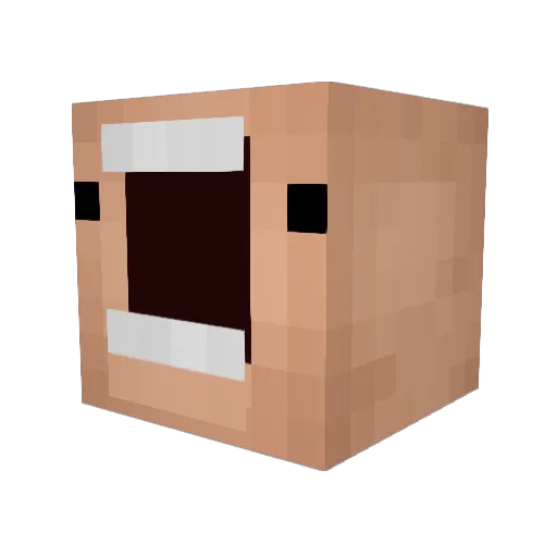 SammyKablam Minecraft avatar head, 3D render
