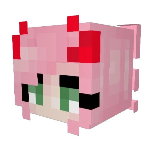 SammyMiiMaa Minecraft avatar head, 3D render