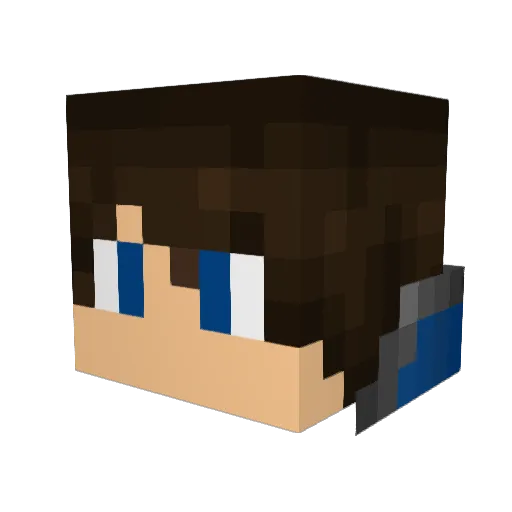 SammySamSam56 Minecraft avatar head, 3D render