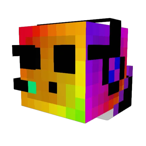 SammySamSam Minecraft avatar head, 3D render