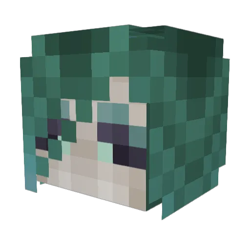 SammySamm505 Minecraft avatar head, 3D render