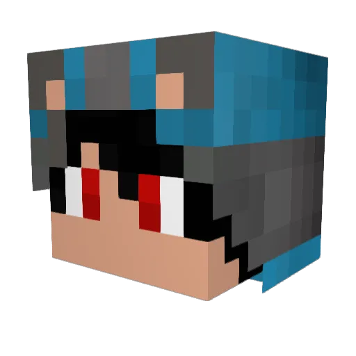 SammyWammy01 Minecraft avatar head, 3D render