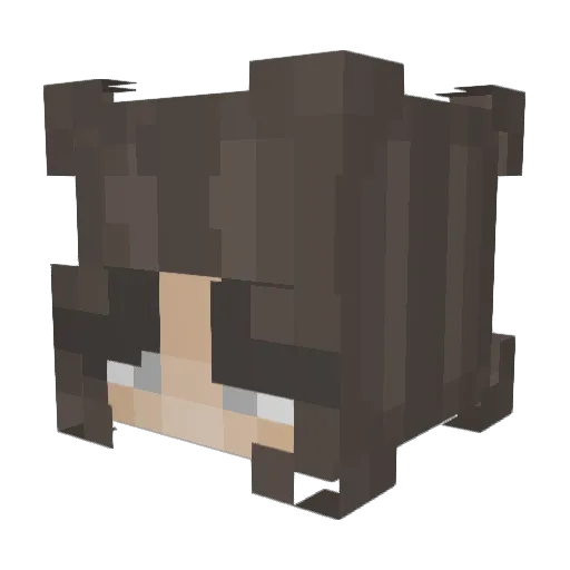 Sammy_the_ghost Minecraft avatar head, 3D render