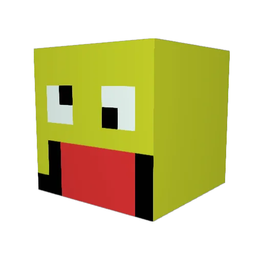 Sammyscrazza4 Minecraft avatar head, 3D render