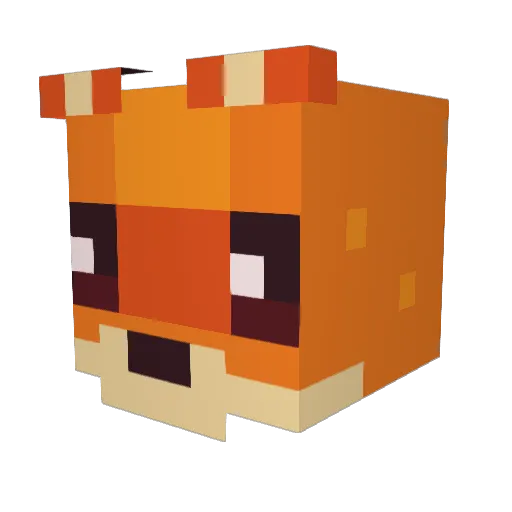 Sammytone Minecraft avatar head, 3D render