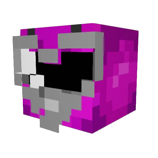 Samorama03 Minecraft avatar head, 3D render