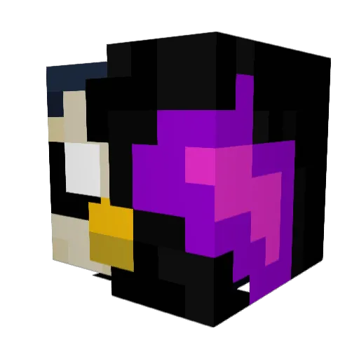 SamotSamot Minecraft avatar head, 3D render