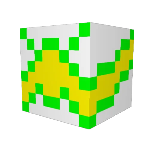 Sampa96 Minecraft avatar head, 3D render
