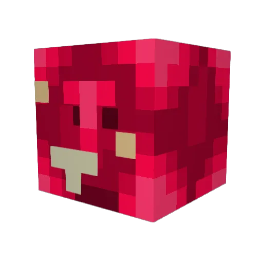 SampleTex Minecraft avatar head, 3D render